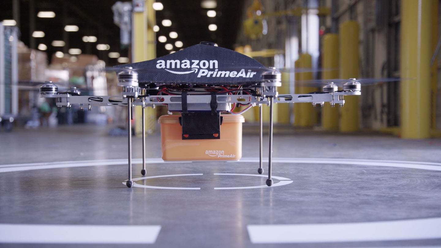Amazon May Make Drones That Communicate Using Lights and Music
