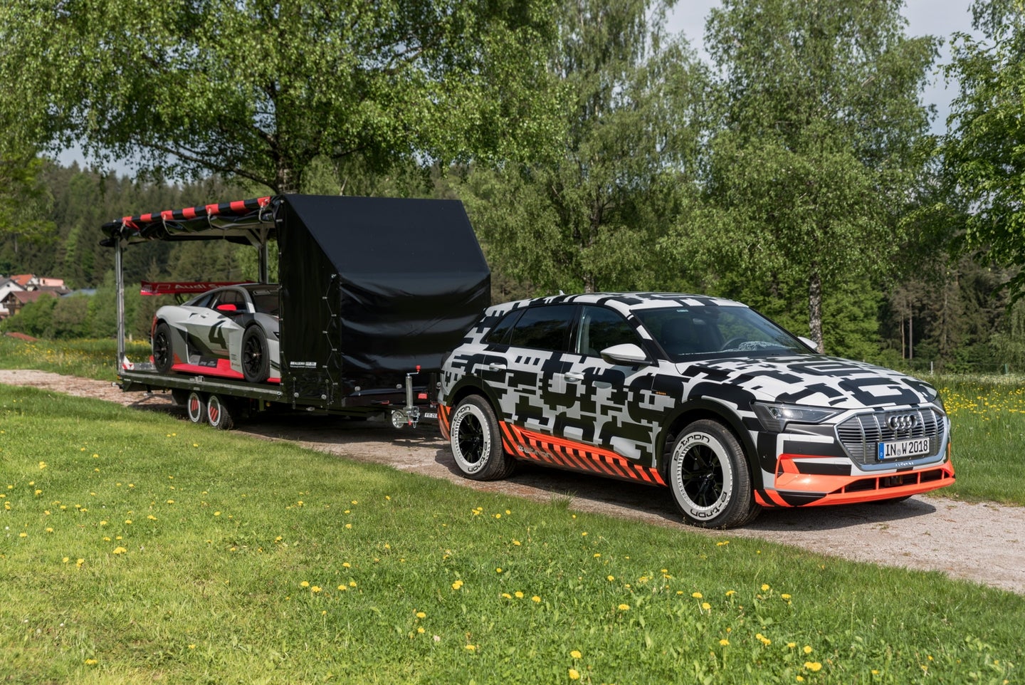Audi e-tron Prototype to Show off Towing Capabilities at Wörthersee Meet