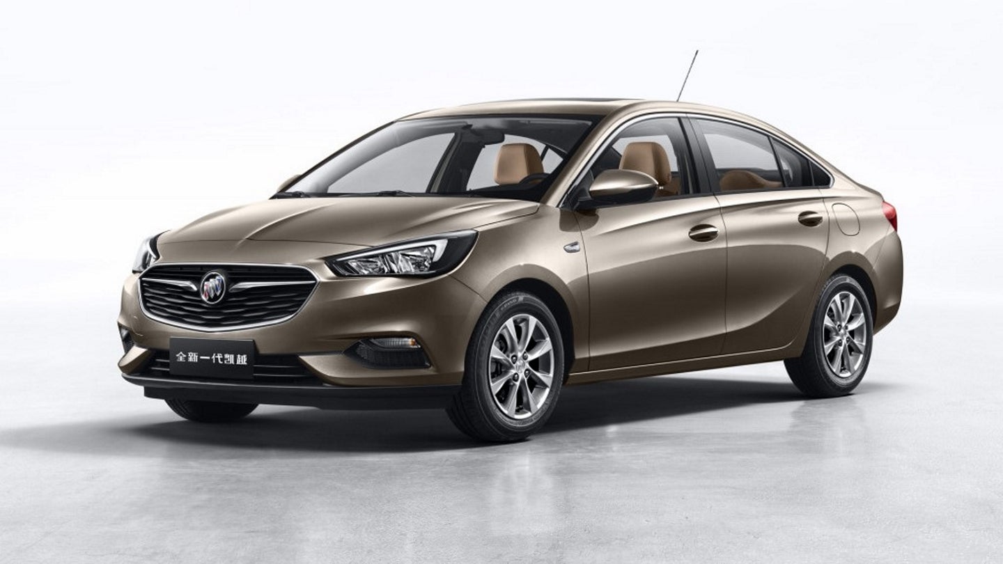 2018 Buick Excelle Sedan Unveiled for China