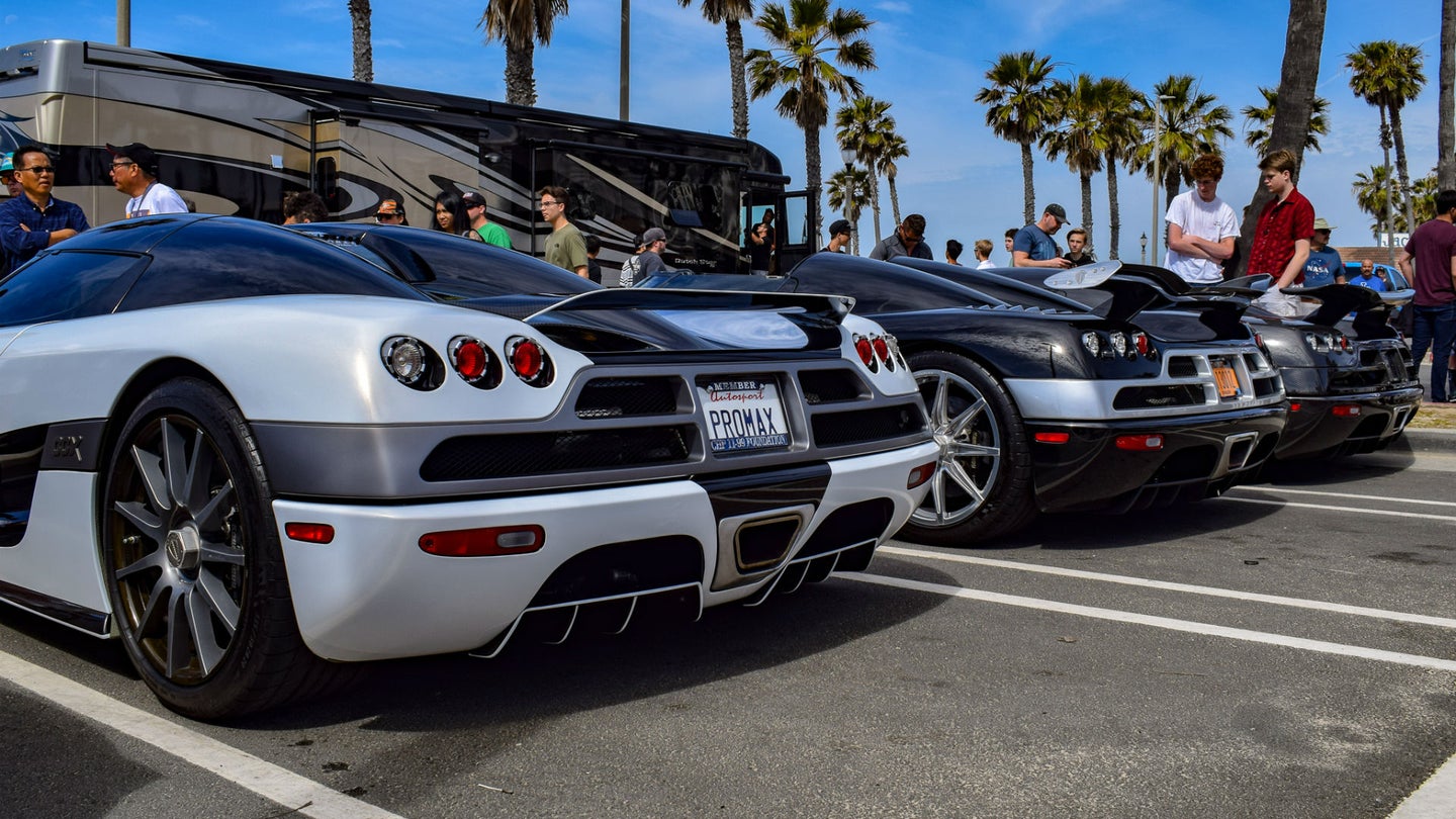 More Koenigseggs Than You Can Count on Two Hands Show up to Cars &#8216;N Copters on the Coast