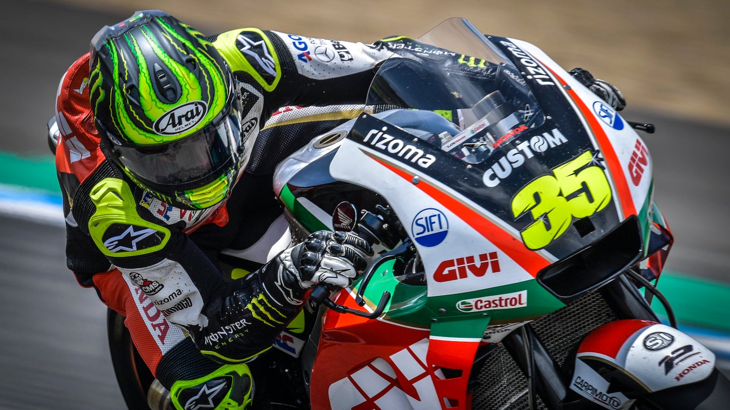 Zarco and Crutchlow Lead MotoGP Motorcycle Racing Test in Jerez