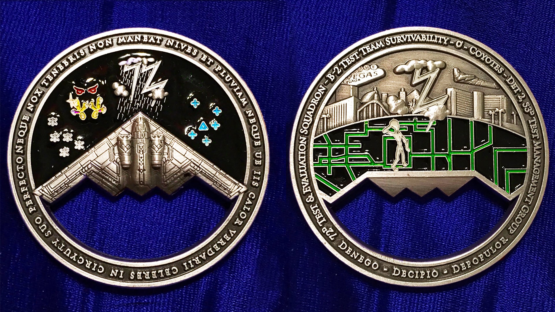 This Elite B-2 Stealth Bomber Test Unit's Challenge Coin May Be The