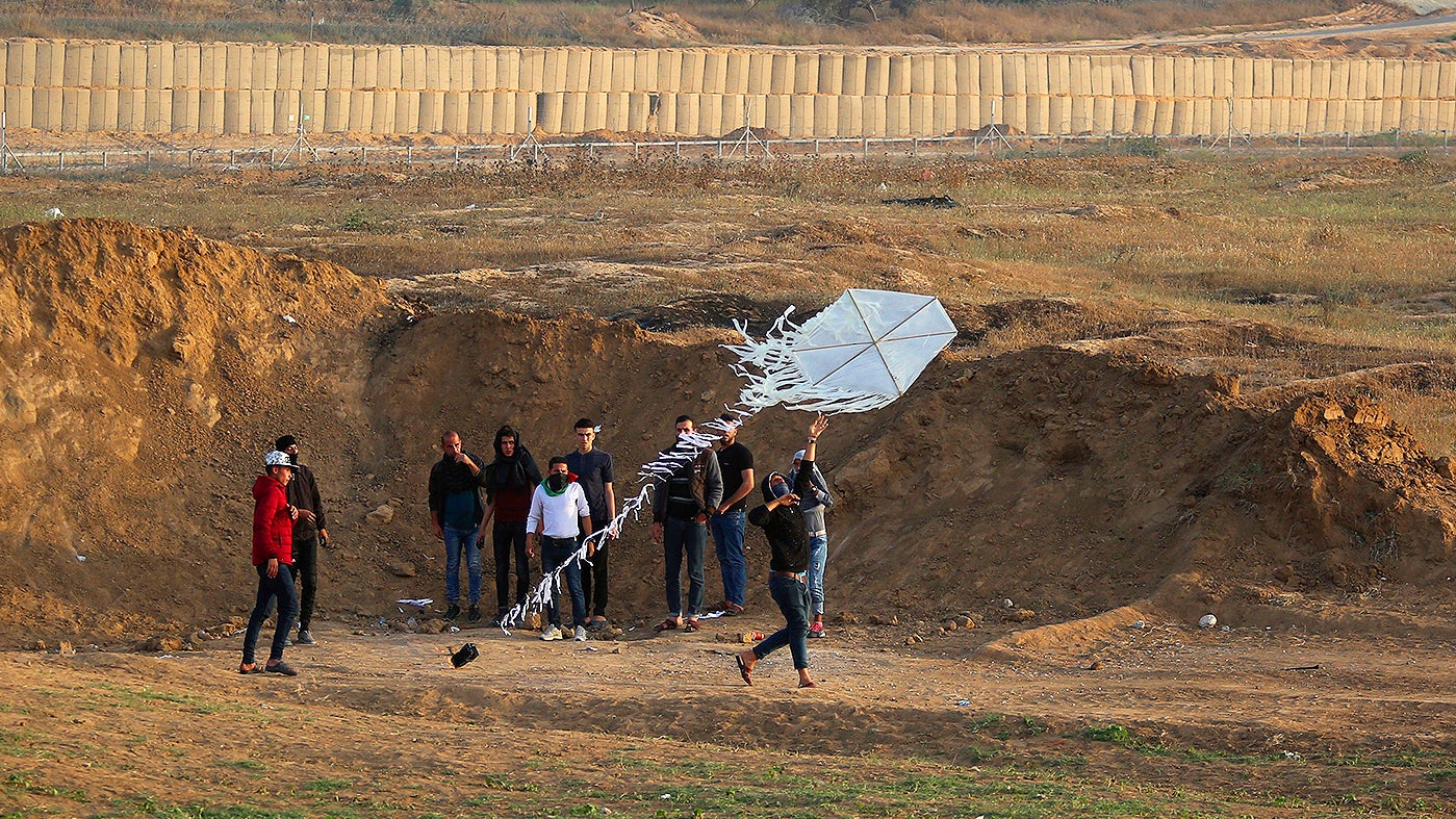 Palestinians Now Sending Waves Of Incendiary Kites Across Gaza Border
