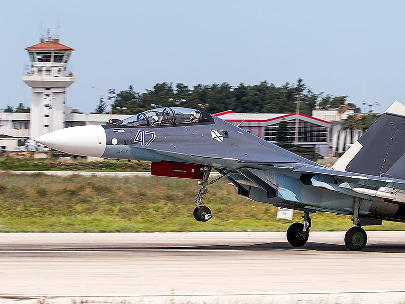 Russian Su-30SM Fighter Jet Crashed Off The Syrian Coast Killing Its Crew