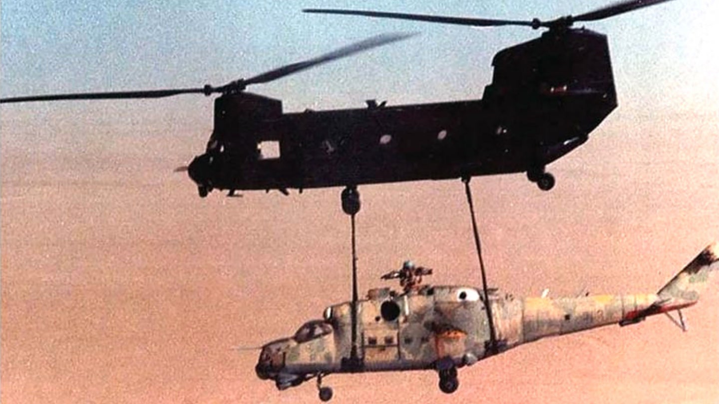 Night Stalker MH-47D Chinooks Once Snatched A Libyan Hind Gunship From Chad