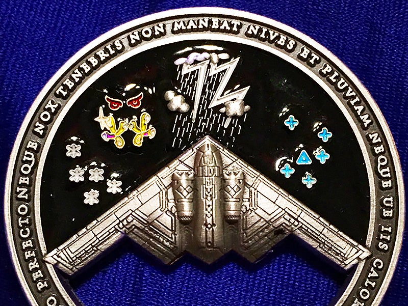This Elite B-2 Stealth Bomber Test Unit’s Challenge Coin May Be The Coolest Ever