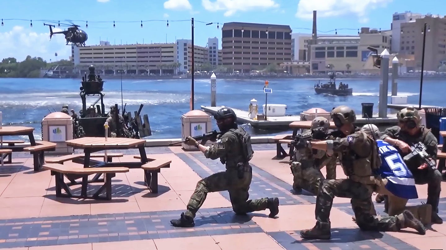 Special Operators Showed Off Their Abilities By Staging A Mock Battle In Tampa&#8217;s Harbor