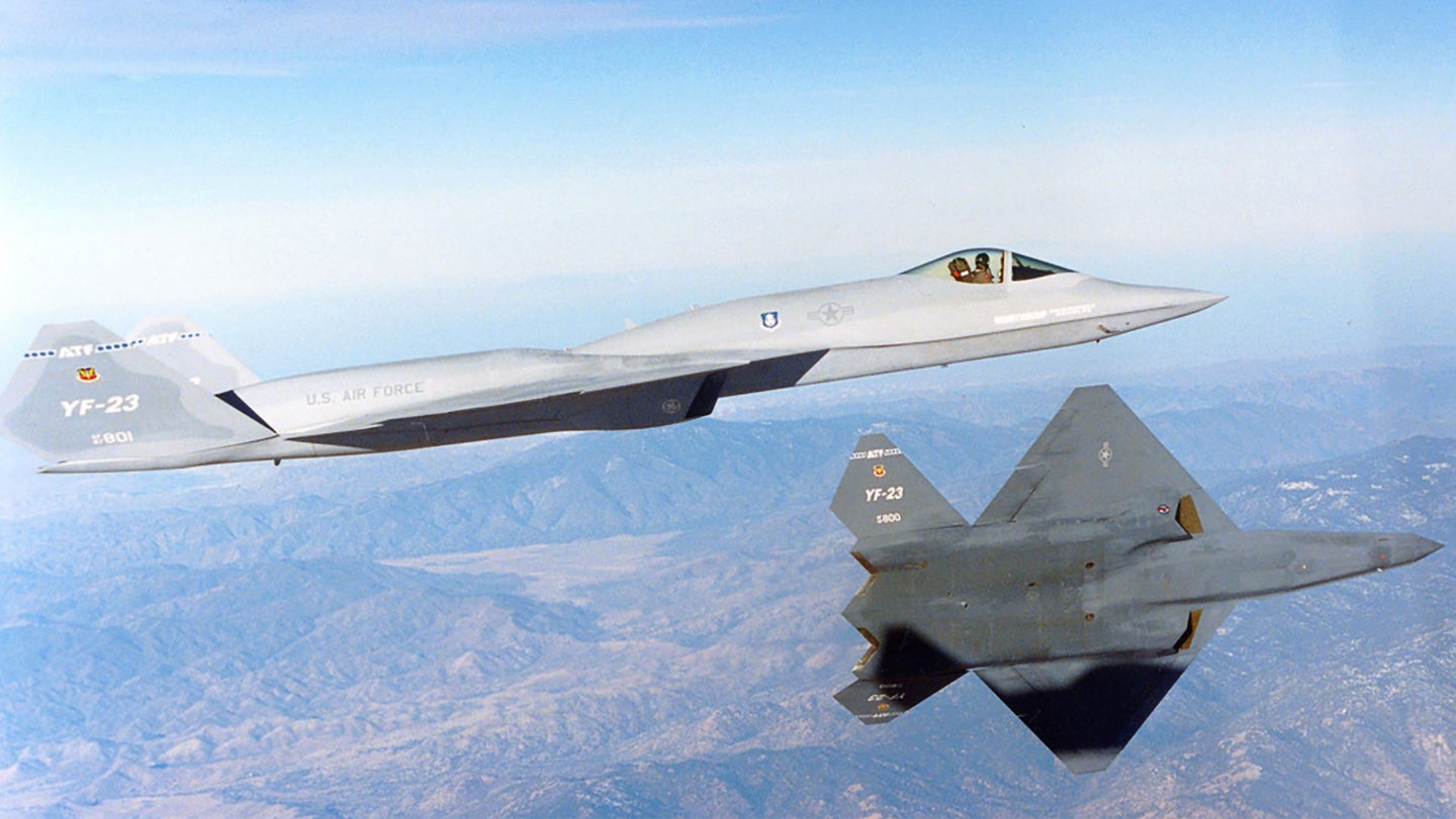 The YF-23’s Air Inlet Design Was Its Most Exotic Feature You Never Heard Of