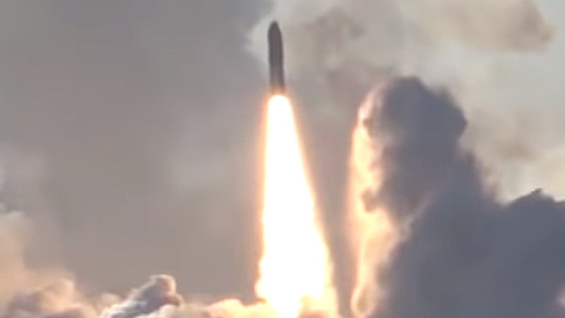 Watch One Of Russia’s Newest Ballistic Missile Subs Launch A Rare Four Missile Salvo