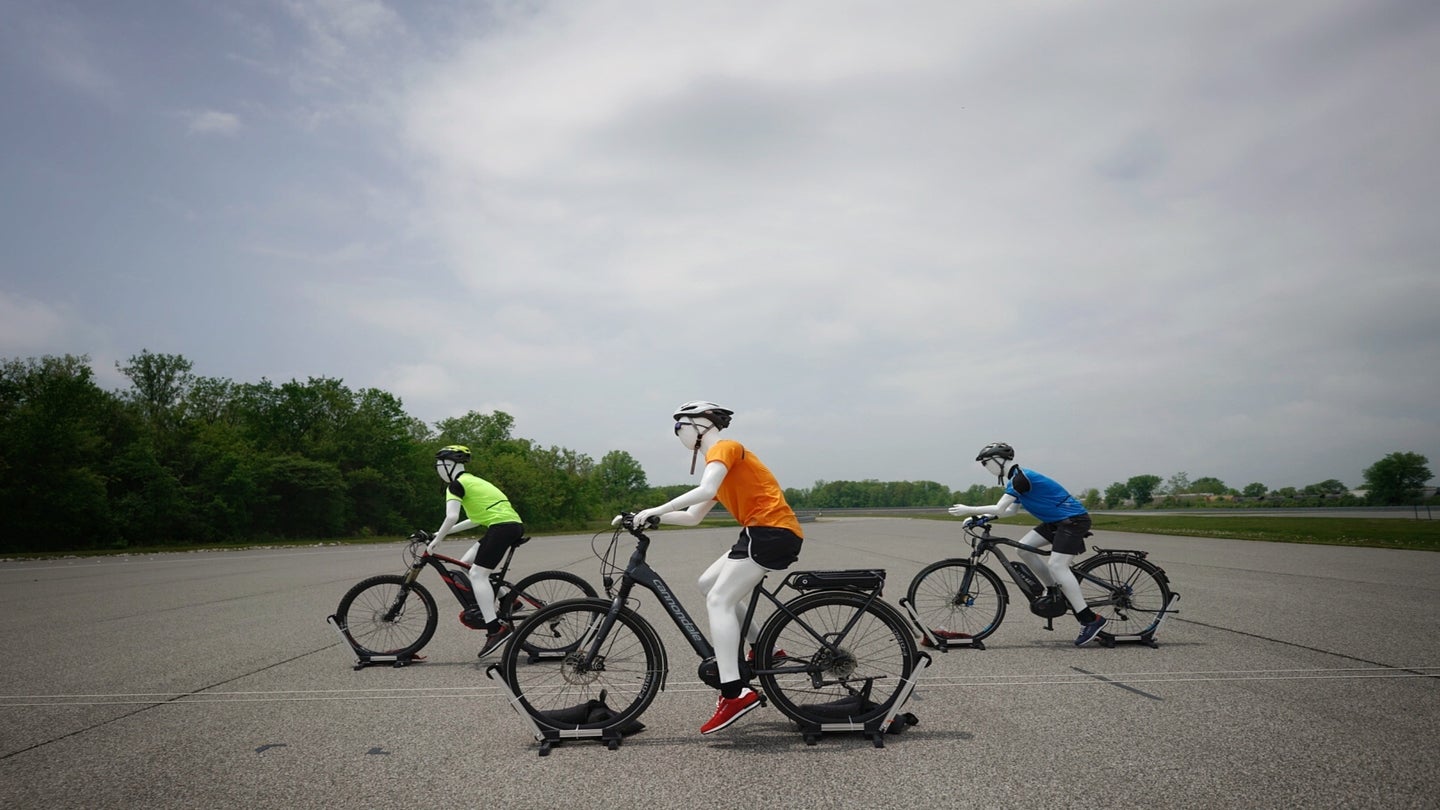 Bosch Demonstrates Automatic Emergency Braking to Spare Bicyclists