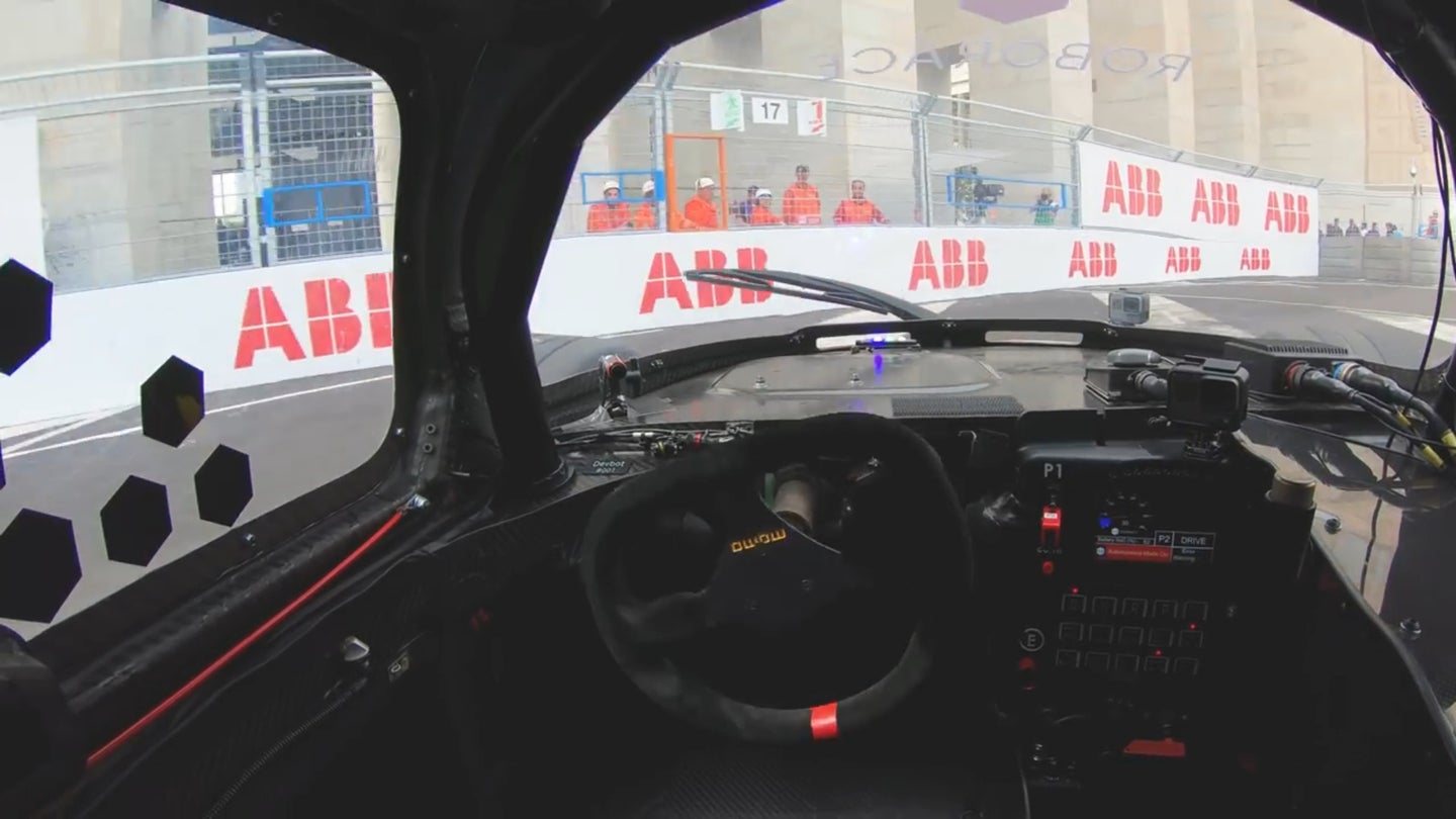 Formula Drift Driver Ryan Tuerck Takes on an Autonomous Race Car