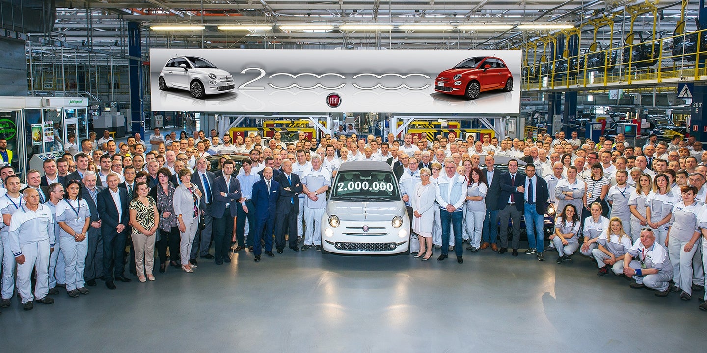 Tychy, Poland Plant Rolls Out Two Millionth Fiat 500