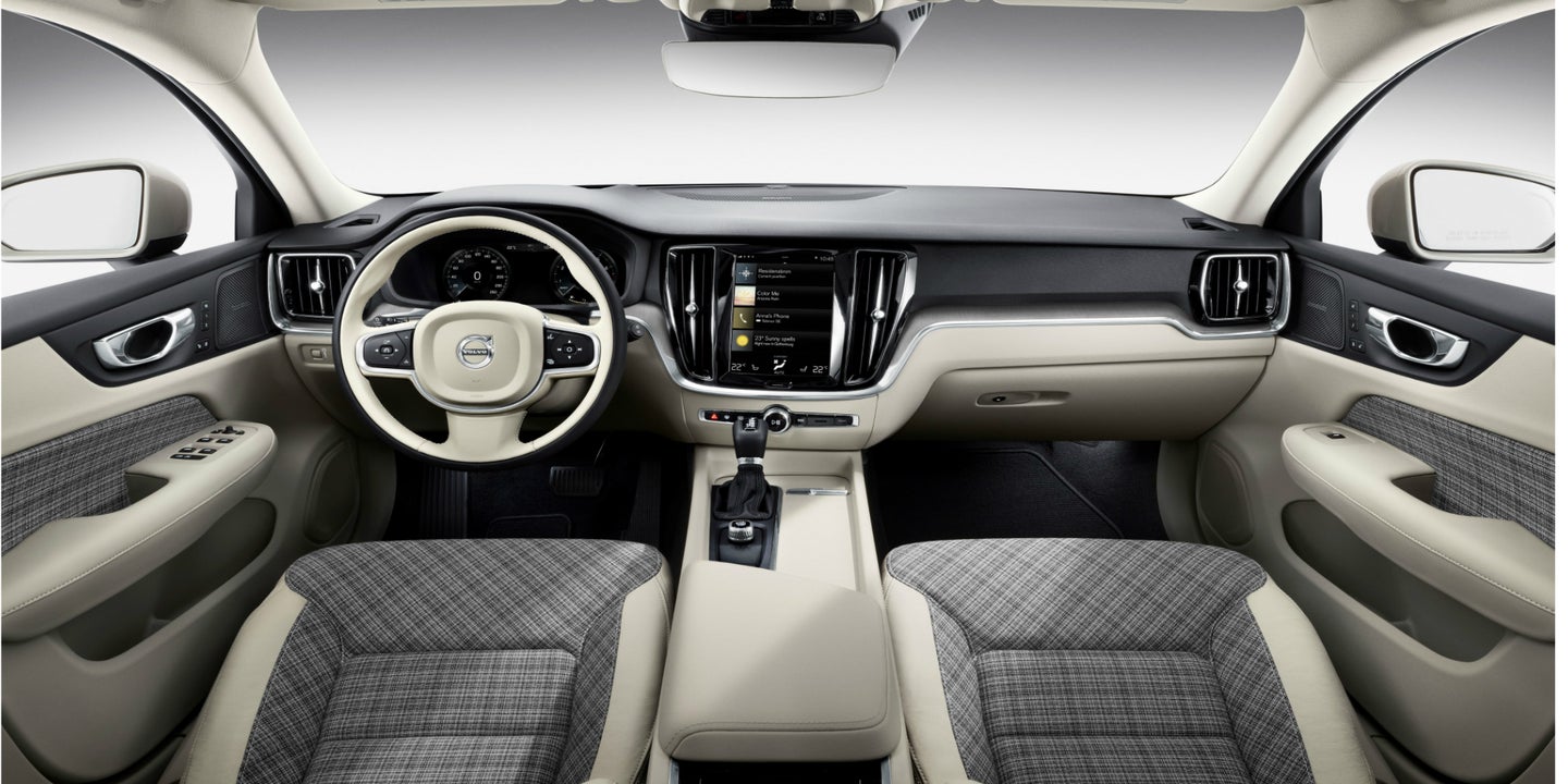 No Really, You Can Now Get Plaid Seats in Your 2019 Volvo V60 Wagon