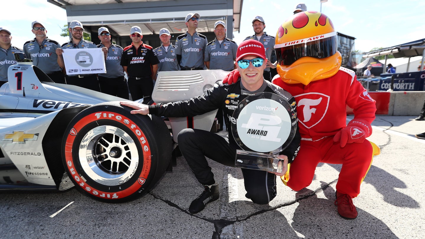 Newgarden Blitzes Through the Forest to Earn Pole at Road America
