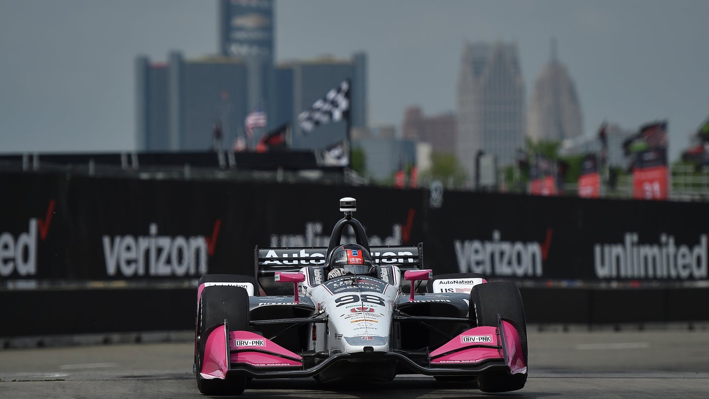 Marco Andretti, Honda Dominate Qualifying Round in Detroit