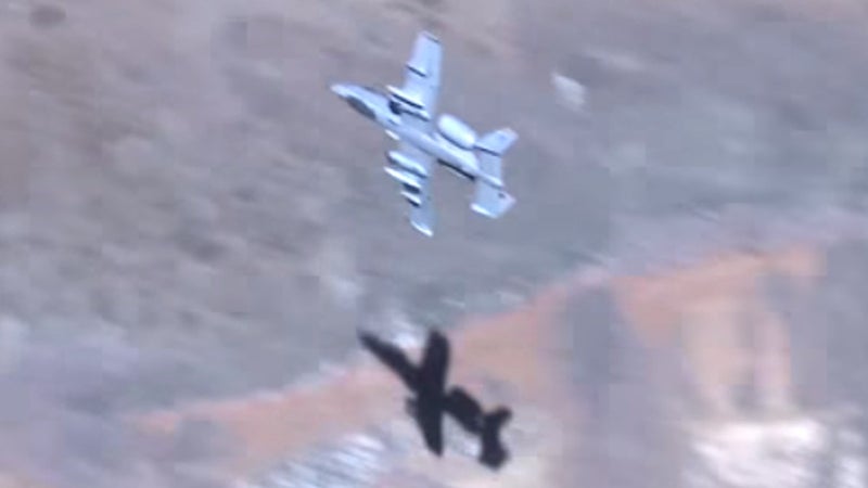 Watch This A-10 Fly Right Up Against The Side Of Star Wars Canyon