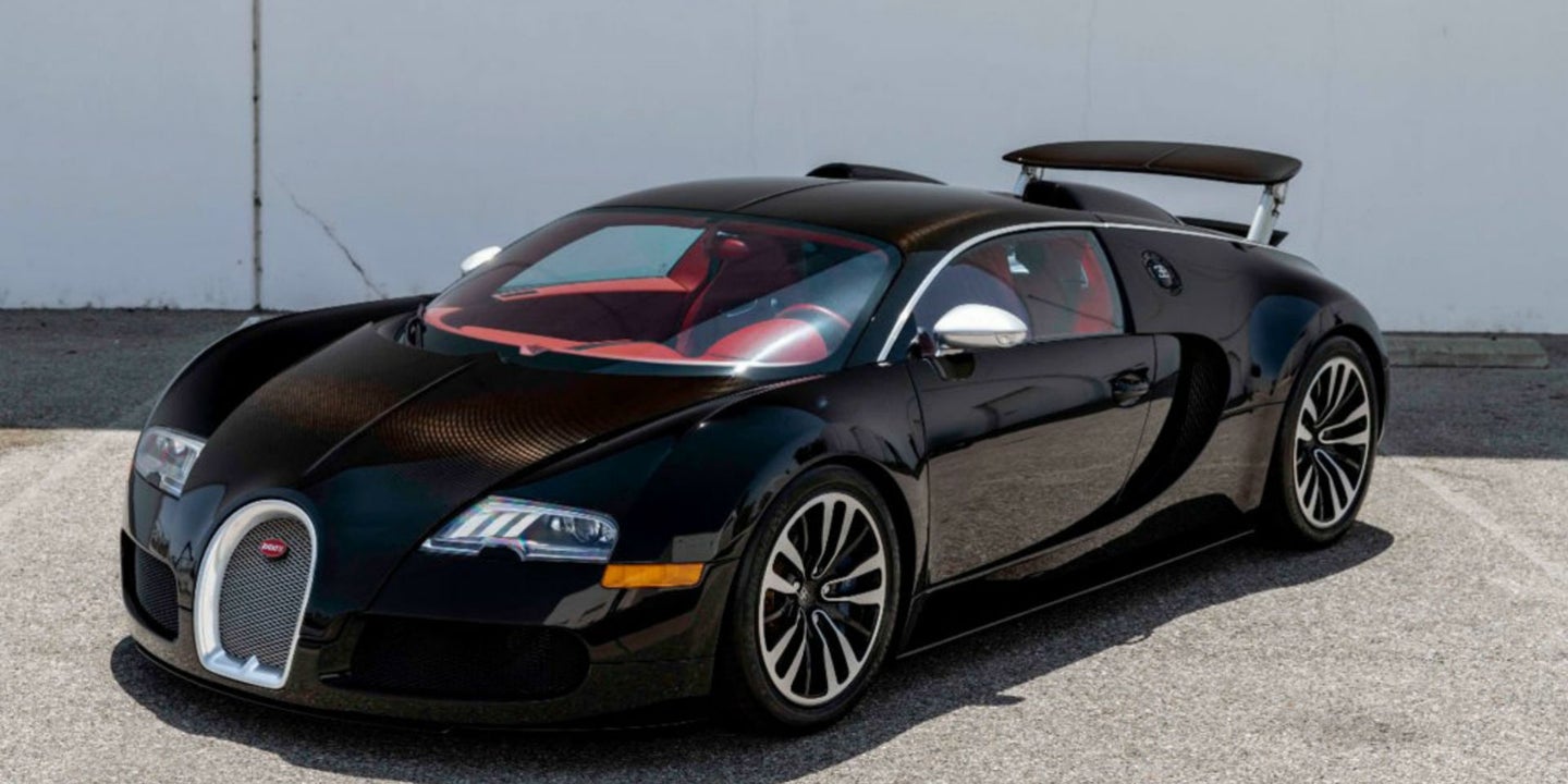 Check out This One-of-12 Bugatti Veyron Sang Noir for Sale