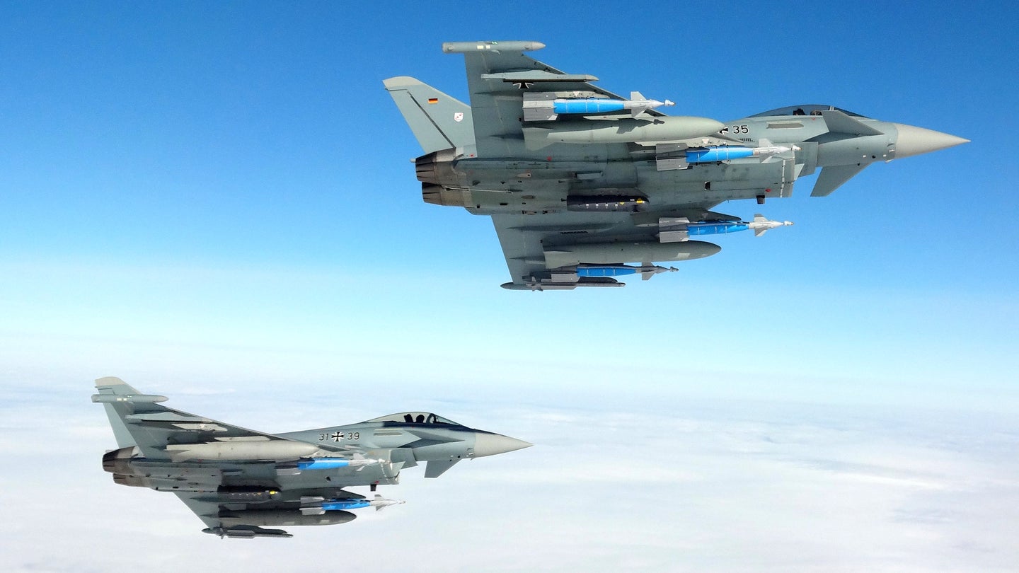 The German Air Force Wants To Know If Its Eurofighters Can Carry U.S. Nuclear Bombs