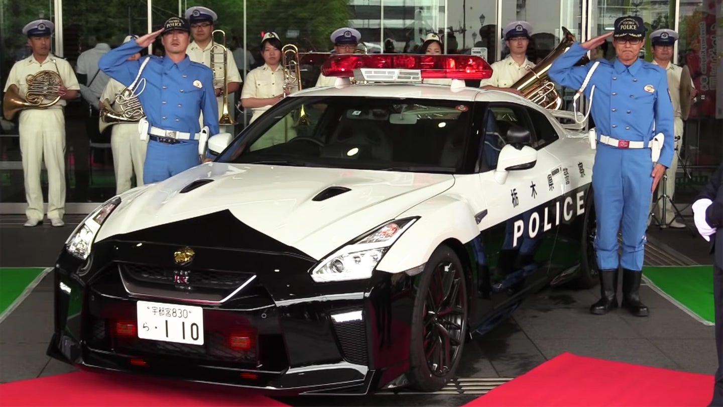 Police in Japan Add a Nissan GT-R to the Highway Patrol Fleet