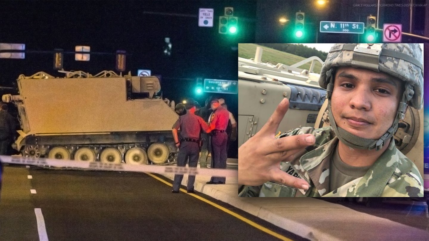Virginia Soldier May Have Had Bigger Plans For Drug-Fueled Rampage In Stolen Armored Vehicle