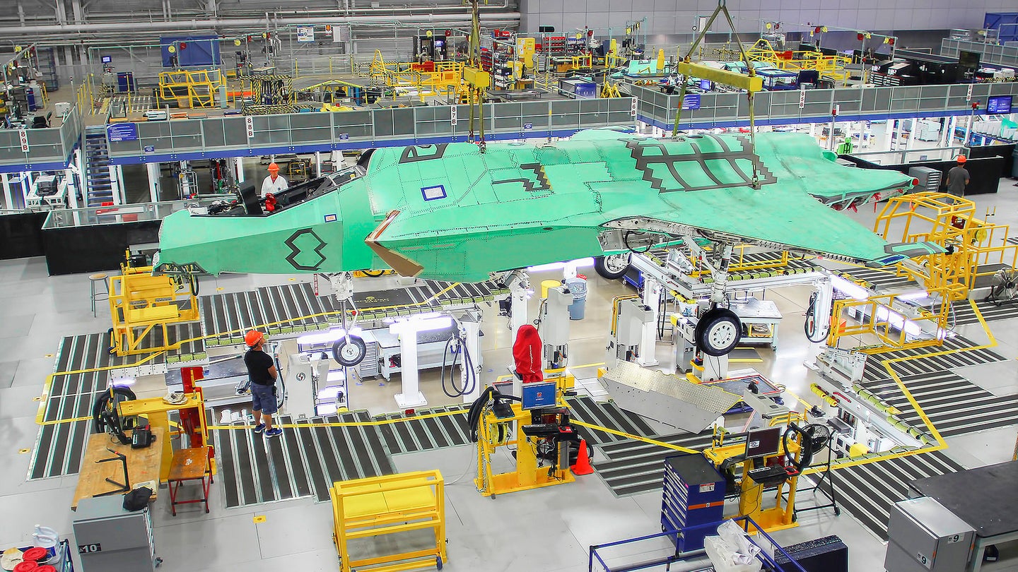 It Takes 41,500 Hours Of Labor To Build A Single F-35A According To New Report