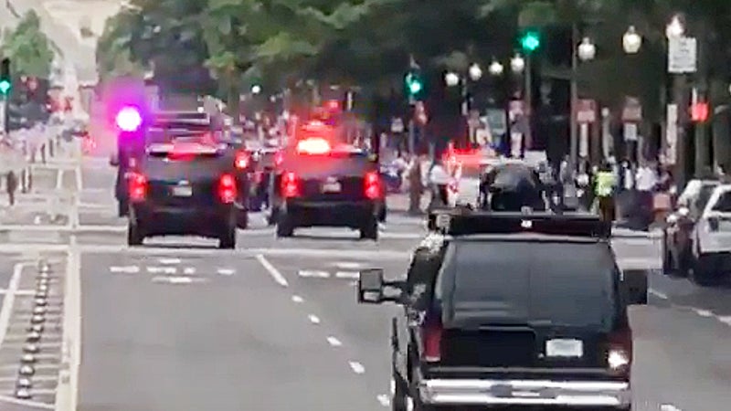 The Presidential Motorcade Has A New Mysterious And Sinister Looking Vehicle