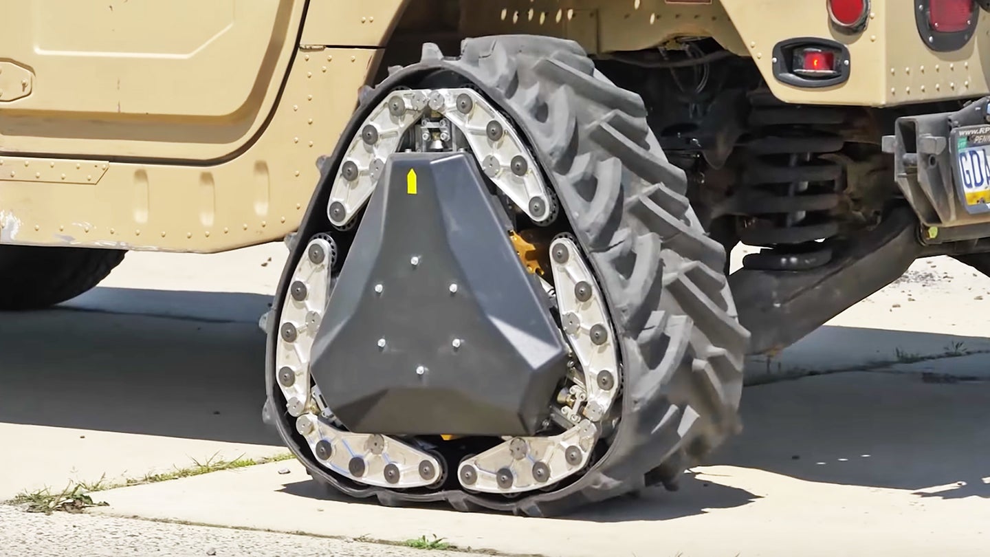 DARPA&#8217;s Amazing Reconfigurable Wheel Tracks Go From Wheel To Track In Two Seconds Flat