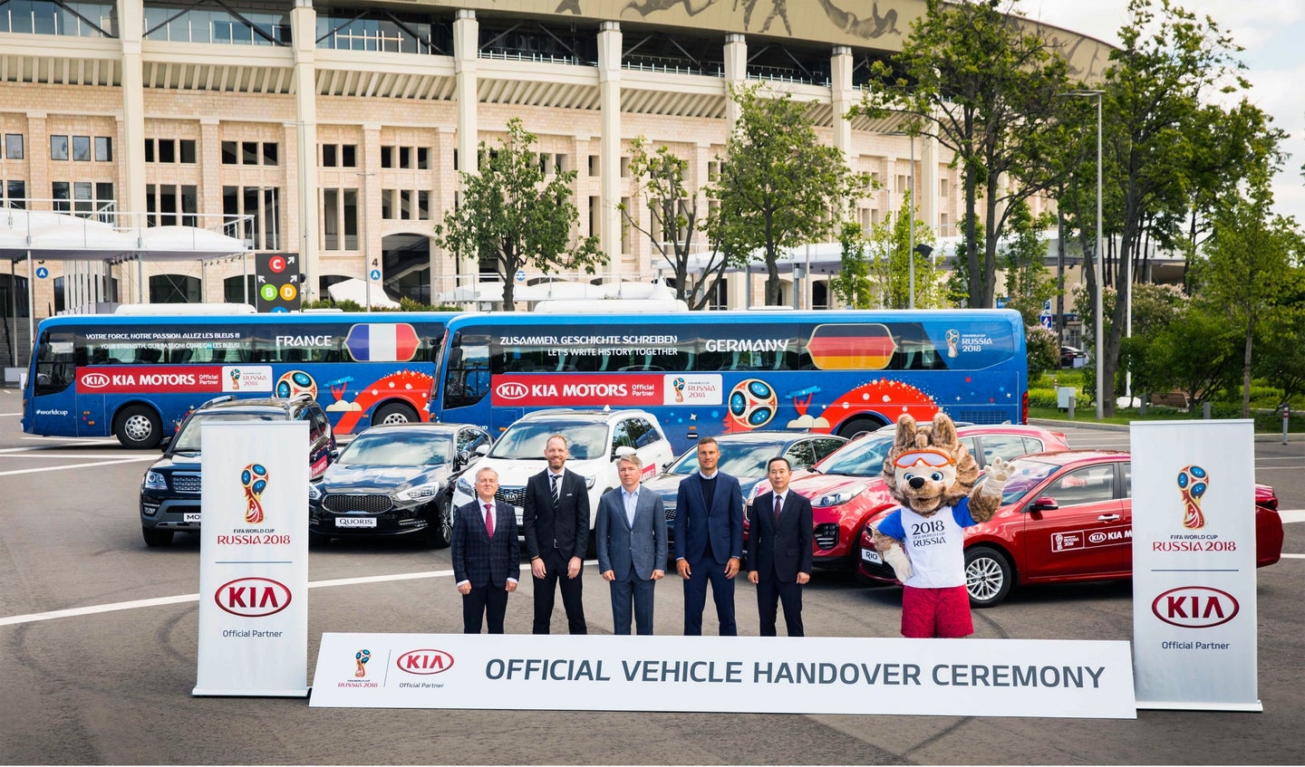 Kia Provides 424 Vehicles for Official Use at 2018 FIFA World Cup Russia