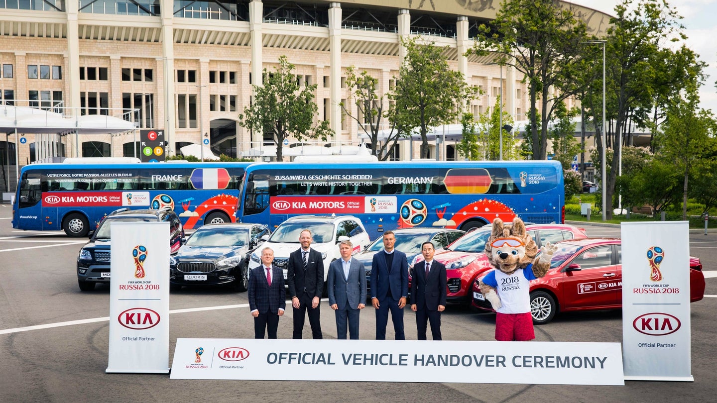 Kia Provides 424 Vehicles for Official Use at 2018 FIFA World Cup Russia