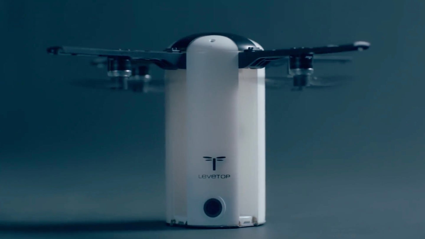 Meet the LeveTop Camera-Drone That Looks Like a High-Tech Thermos