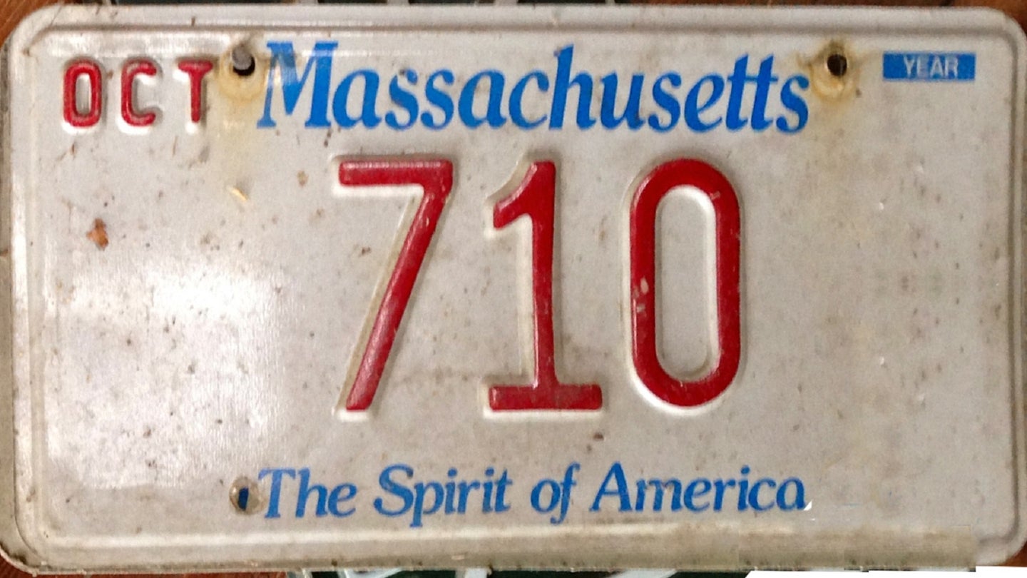 Massachusetts&#8217; Obsession With Low Number License Plates
