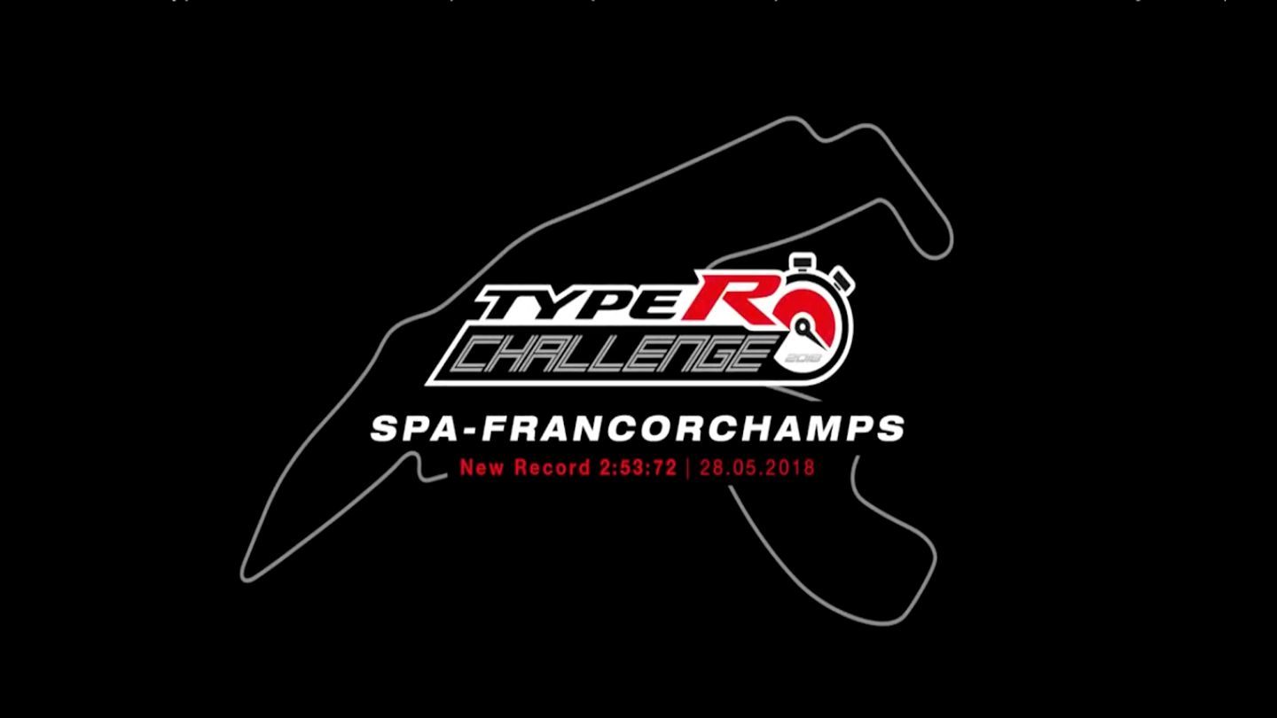 Honda Civic Type R Sets Lap Record at Spa-Francorchamps