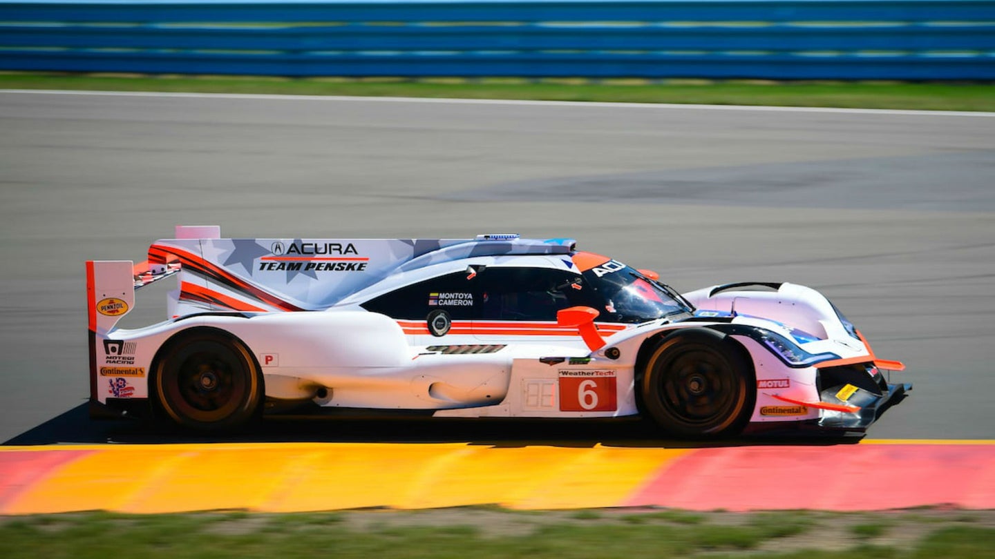 Acura Team Penske Fastest in Watkins Glen FP3, Rast Suffers Rollover Crash in Mazda Prototype