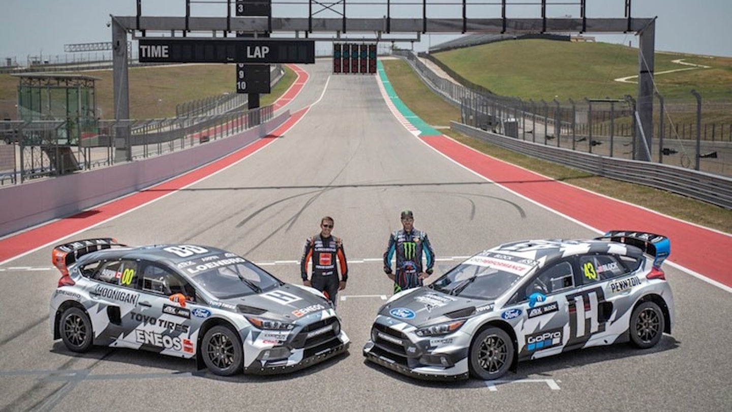 Ken Block Unveils New Ford Focus RS RX for the Americas Rallycross Championship