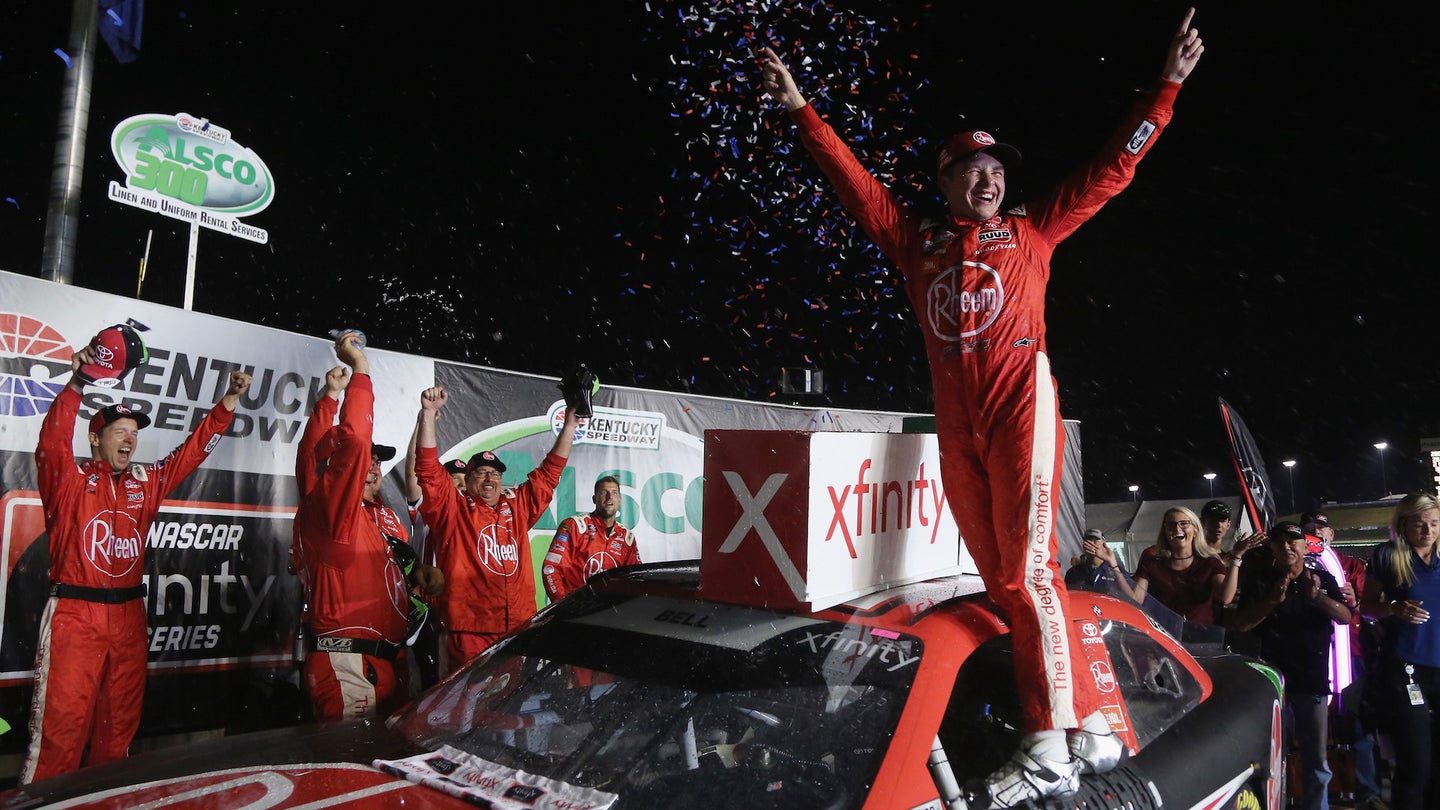 Kyle Busch Dominates, But Christopher Bell Wins NASCAR Xfinity Series Race at Kentucky