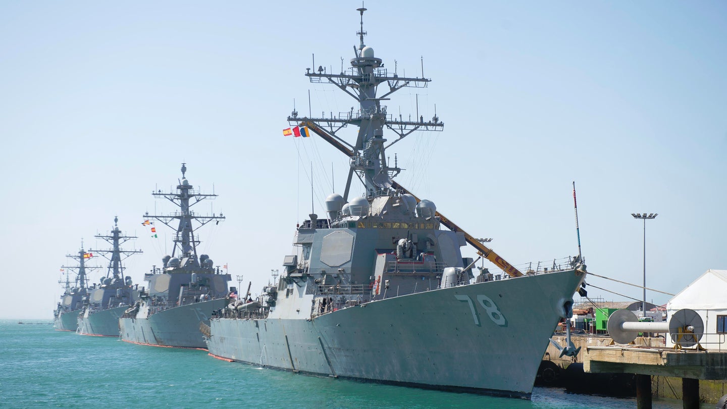 The Navy May Use One Hull Design To Replace Its Cruisers And Some Destroyers