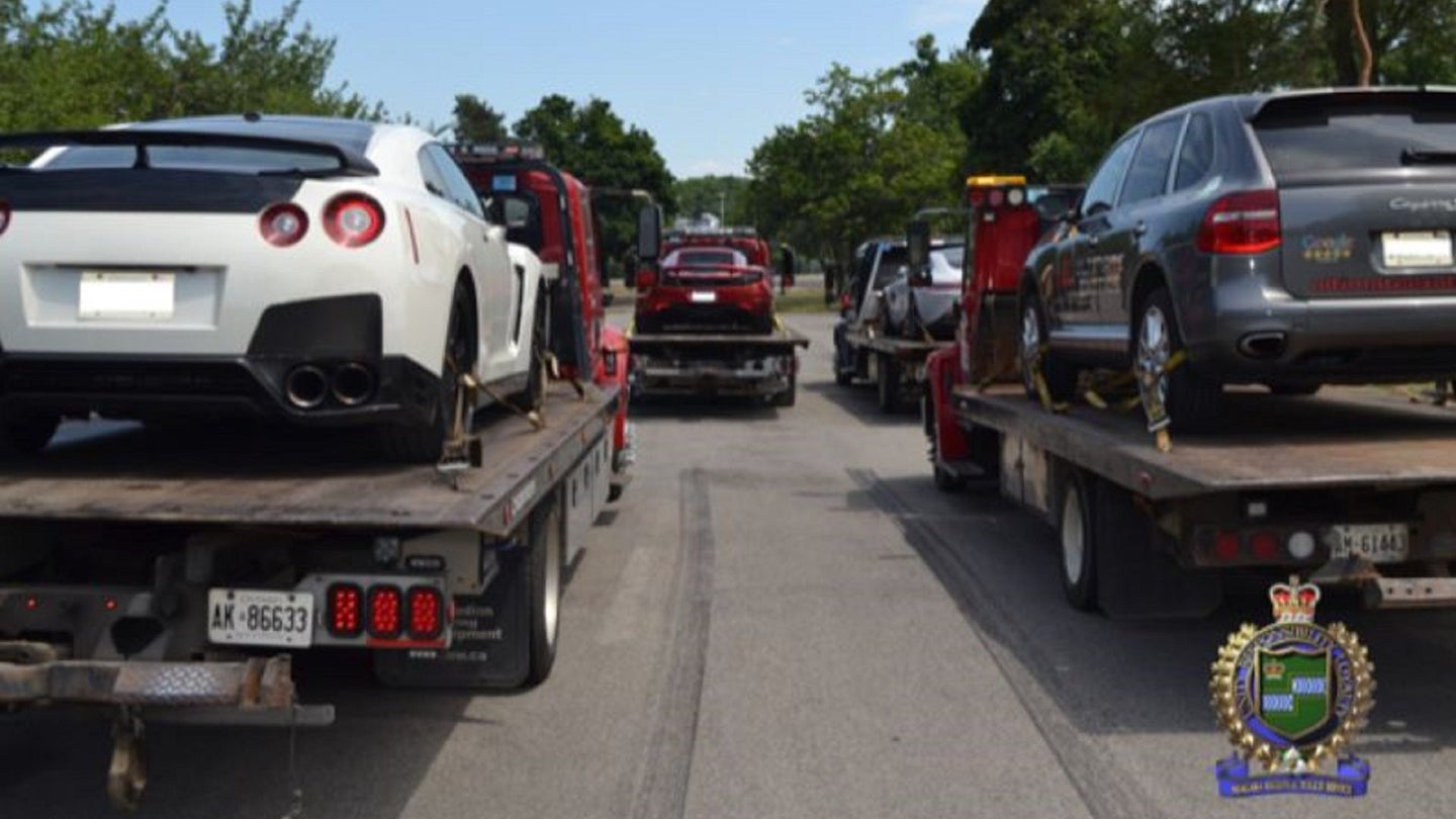 Canadian Police Seize 4 Cars on Supercar Tour Caught &#8216;Stunting&#8217; in Niagara