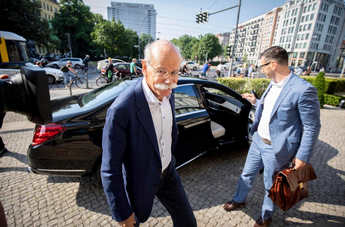Dieter Zetsche at the German Transport Ministry