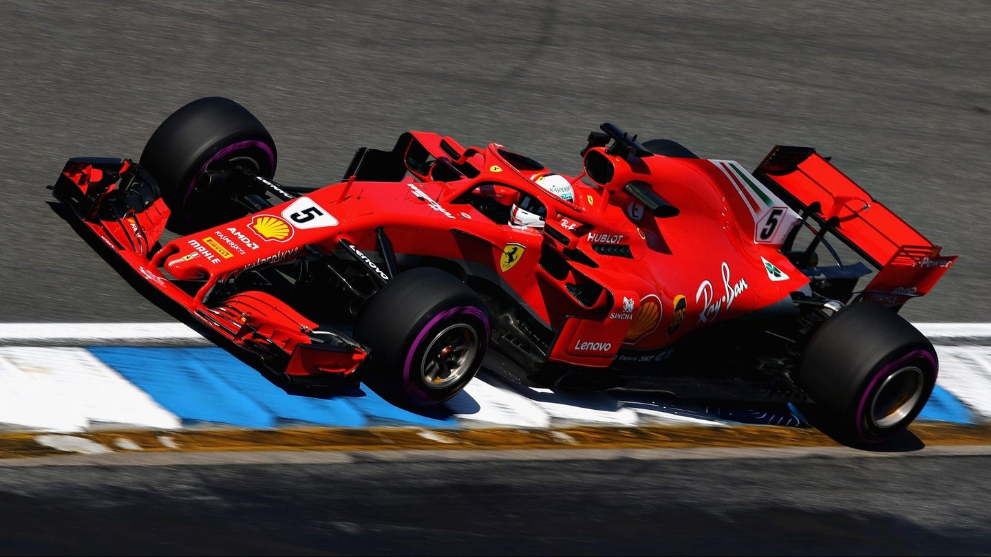 Sebastian Vettel Saunters to German Grand Prix Pole