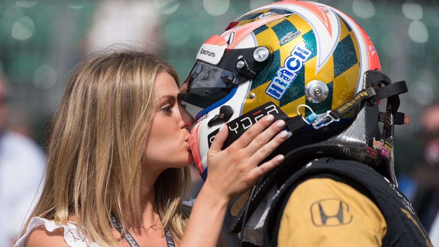 IndyCar’s James Hinchcliffe Gets Engaged to High School Sweetheart Becky Dalton