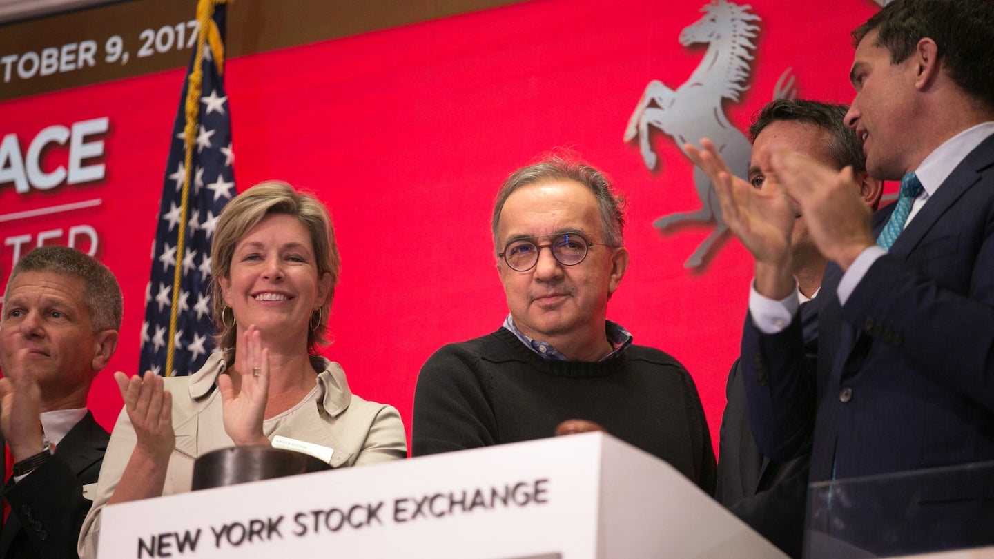 Ailing Marchionne Replaced as Ferrari CEO by Former Tobacco Executive