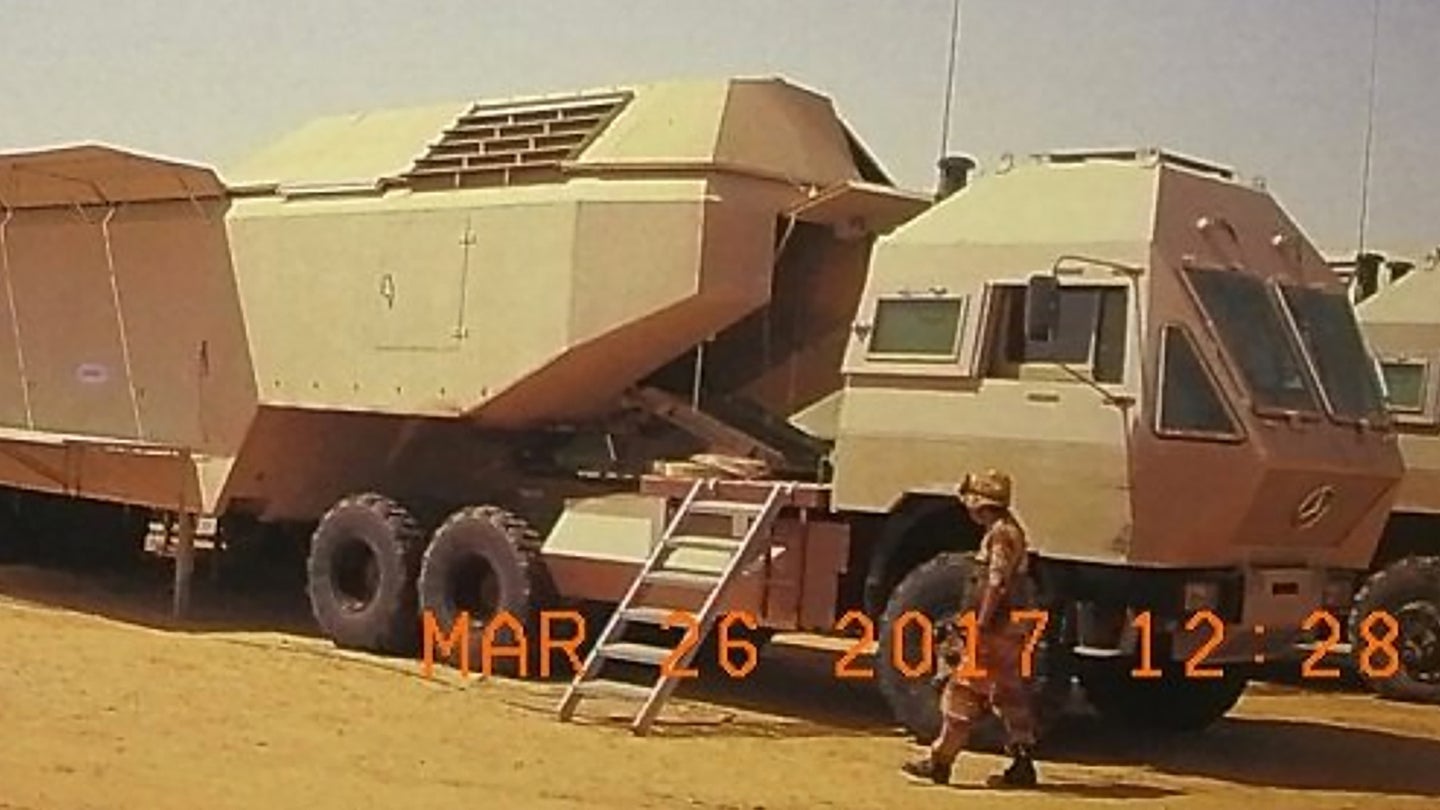 Saudis Have Mysterious Armored Semis That Look Straight Out Of A Dated Action Flick