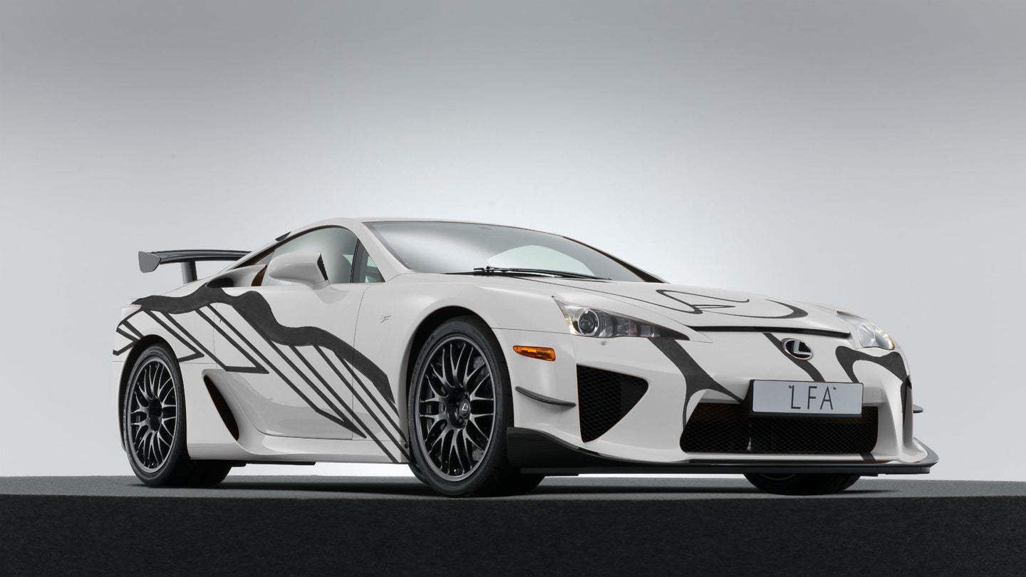 Lexus Europe Commissions LFA Art Car for Inaugural Participation in Total 24 Hours of Spa