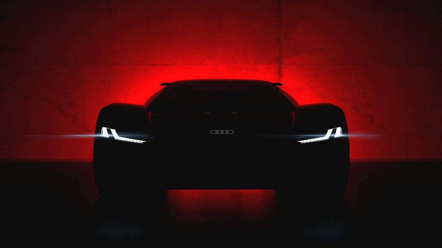 Audi Teases PB 18 E-Tron Electric Concept Car Ahead of Pebble Beach