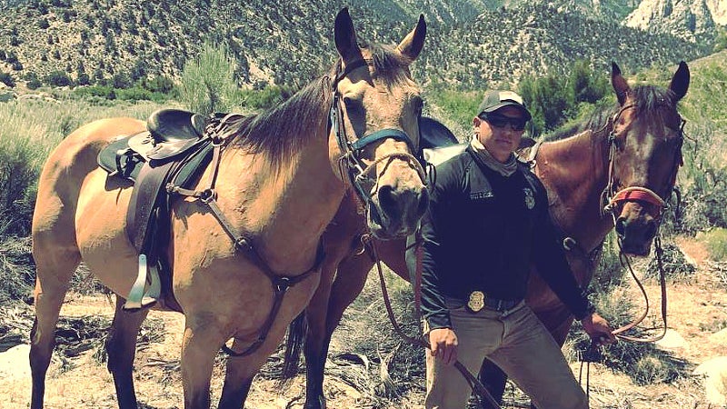 Unique Horse-Mounted USAF Unit Went Hunting For That RQ-4 Drone That Crashed On Mt. Whitney