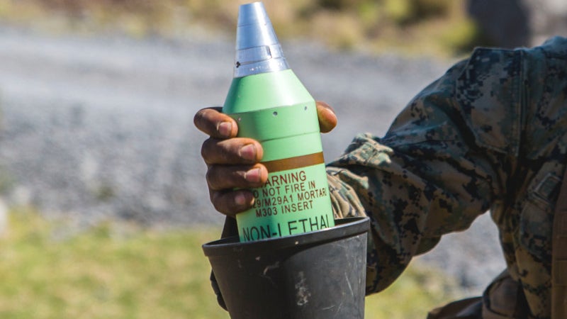 Marines Conduct First Field Test Of ‘Non-Lethal’ Mortar Rounds Full of Flash-Bangs