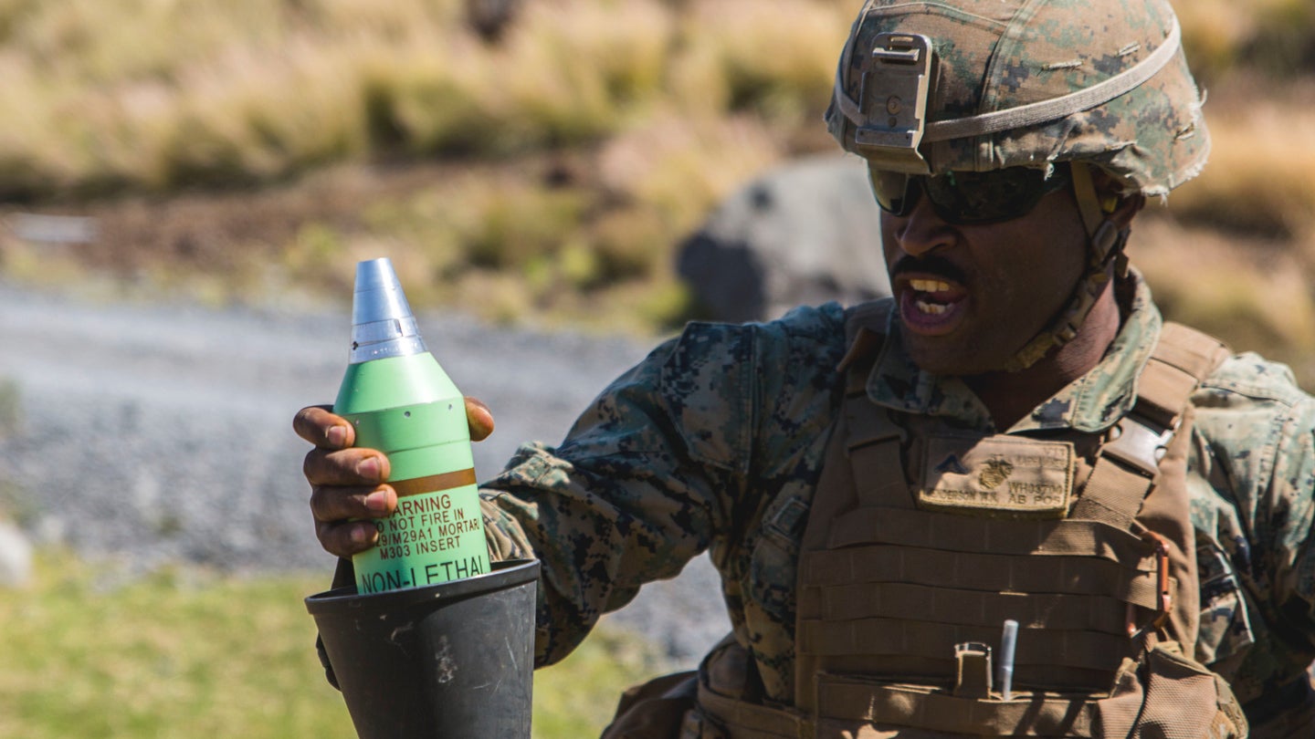 Marines Conduct First Field Test Of &#8216;Non-Lethal&#8217; Mortar Rounds Full of Flash-Bangs