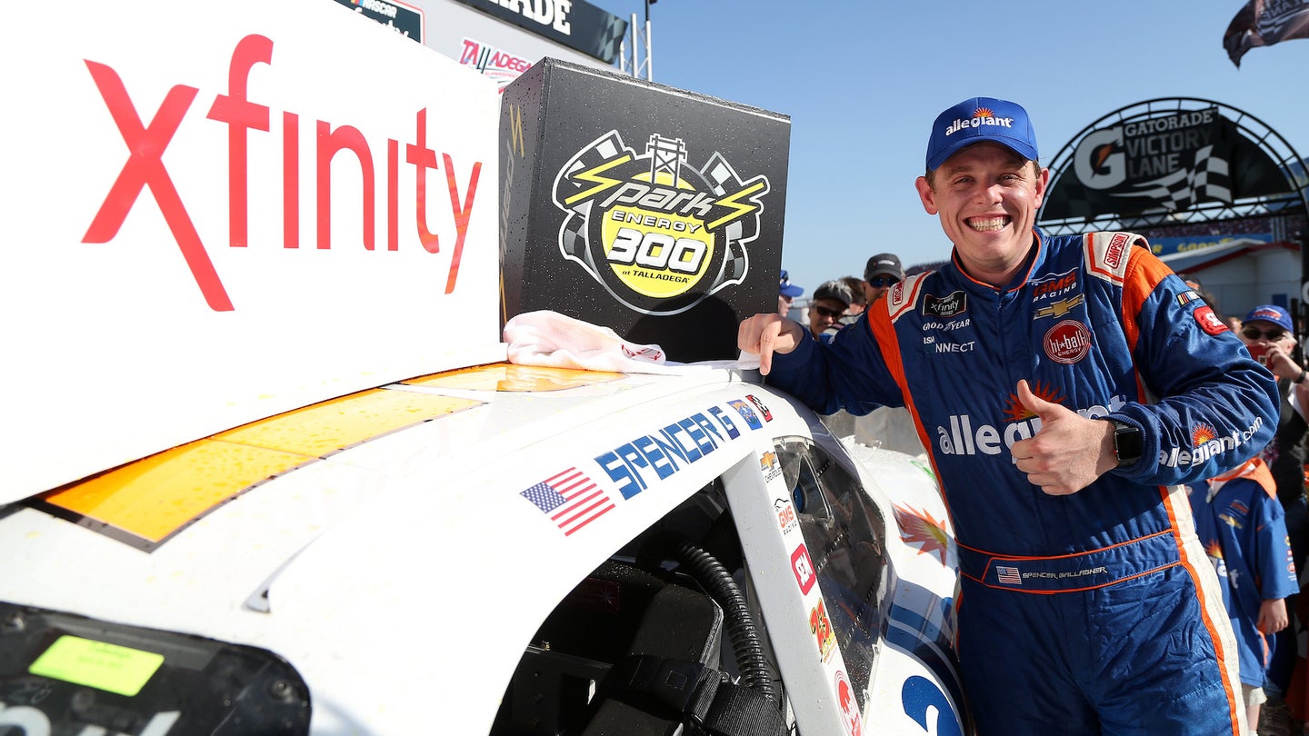 NASCAR Xfinity Series Driver Spencer Gallagher Back Behind Wheel
