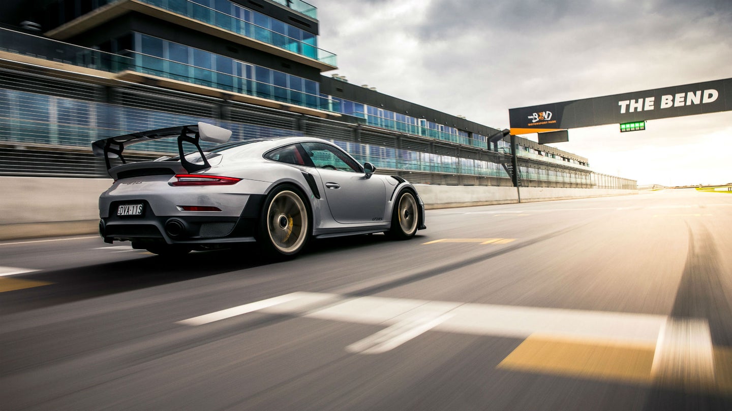 The Porsche 911 GT2 RS Tames Another Track: New Lap Record at The Bend Motorsport Park