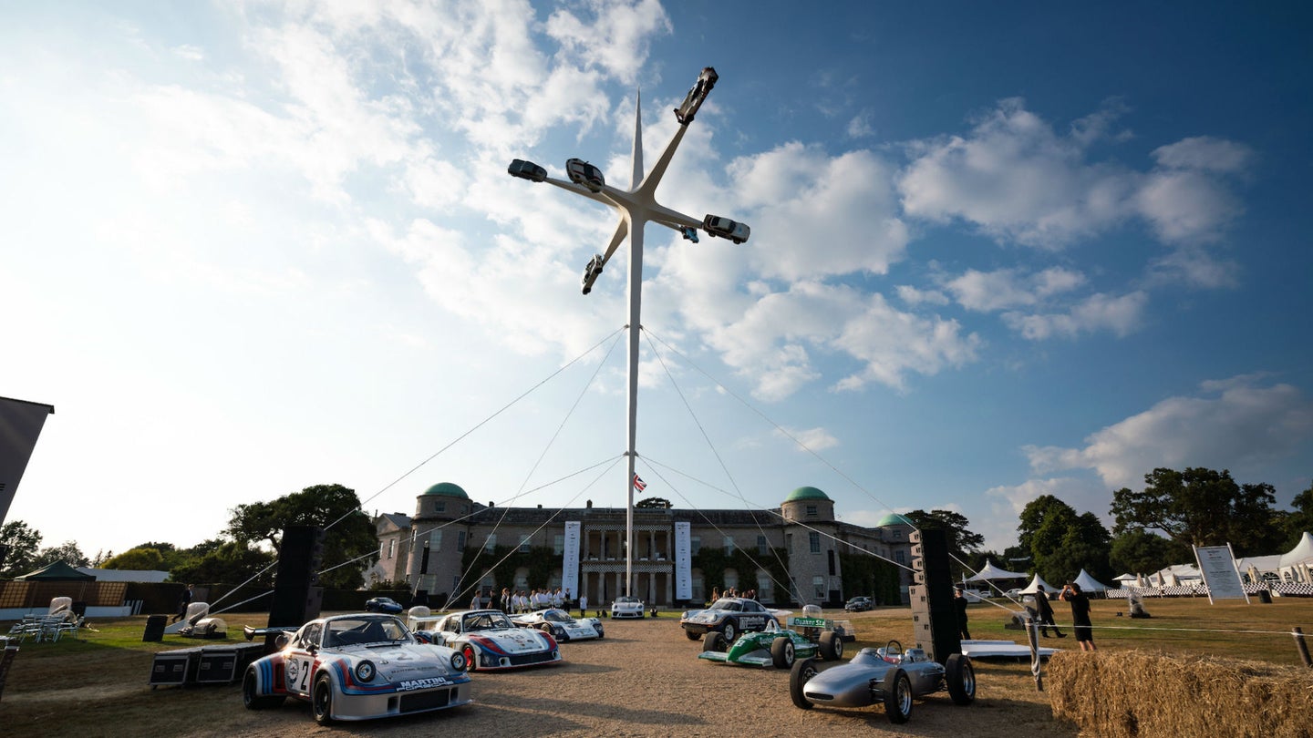 Porsche’s Massive Display Is Star of Goodwood Festival of Speed